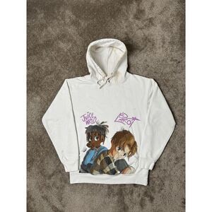 Vintage Women's Unisex L. A. T. Juice Wrld Kid‎ Laroi Hoodie Rap Merch Y2K Sz M